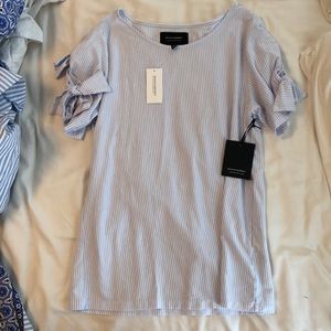 Banana republic tie sleeve top